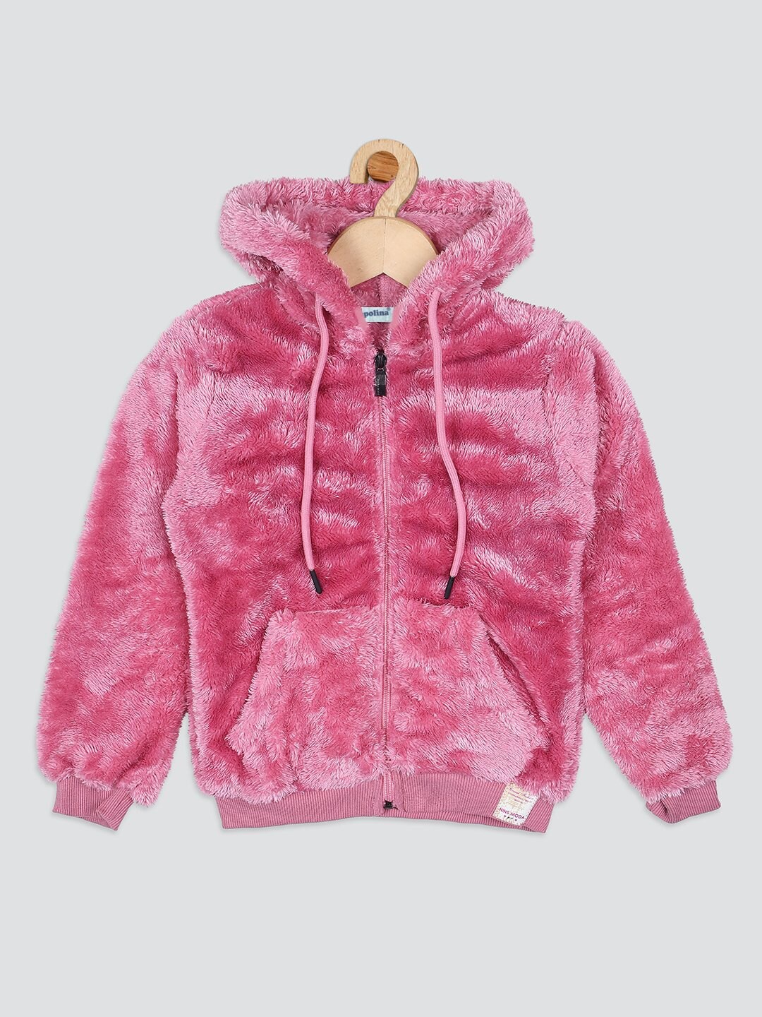 

PAMPOLINA Girls Hooded Fleece Sweatshirt, Pink