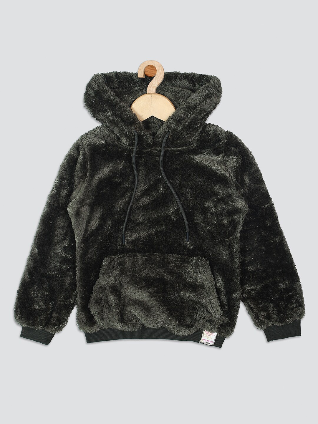 

PAMPOLINA Girls Hooded Fleece Pullover Sweatshirt, Olive