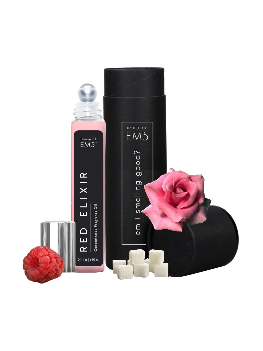 

EM5 Women Red Elixir Alcohol-Free Concentrated Fragrance Oil Roll-On - 10ml, Black