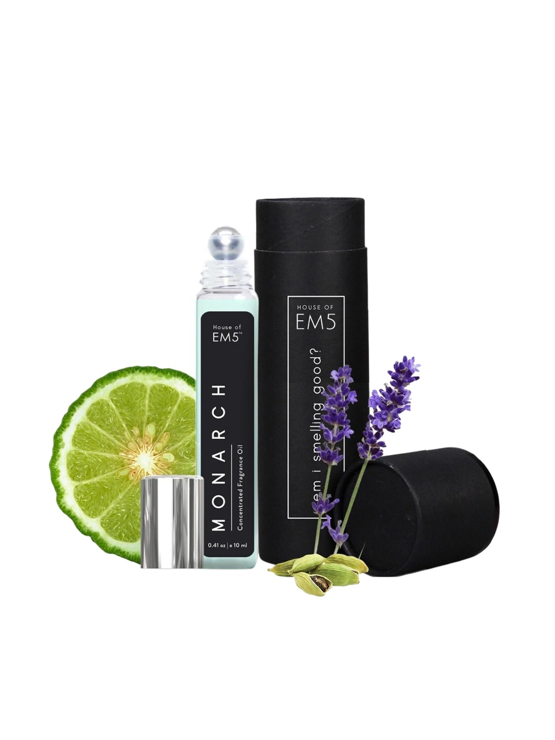 

EM5 Monarch Men Long Lasting Concentrated Fragrance Oil Perfume Roll On-10ml, Transparent
