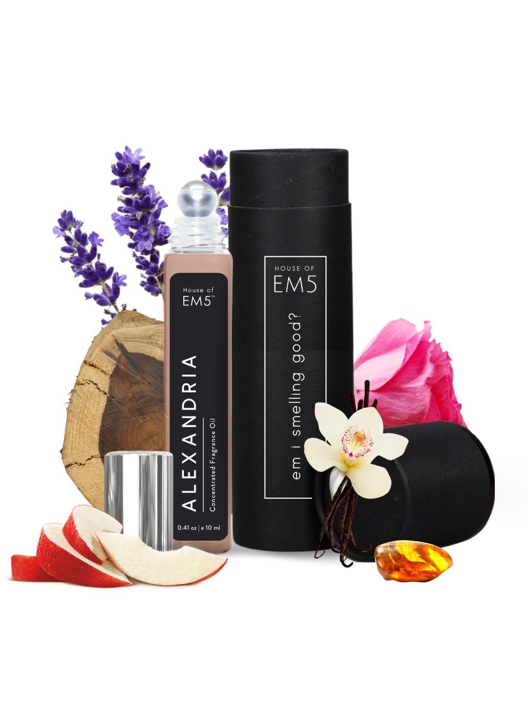 

EM5 Alexandria Long Lasting Concentrated Fragrance Oil Perfume Roll On-10ml, Transparent