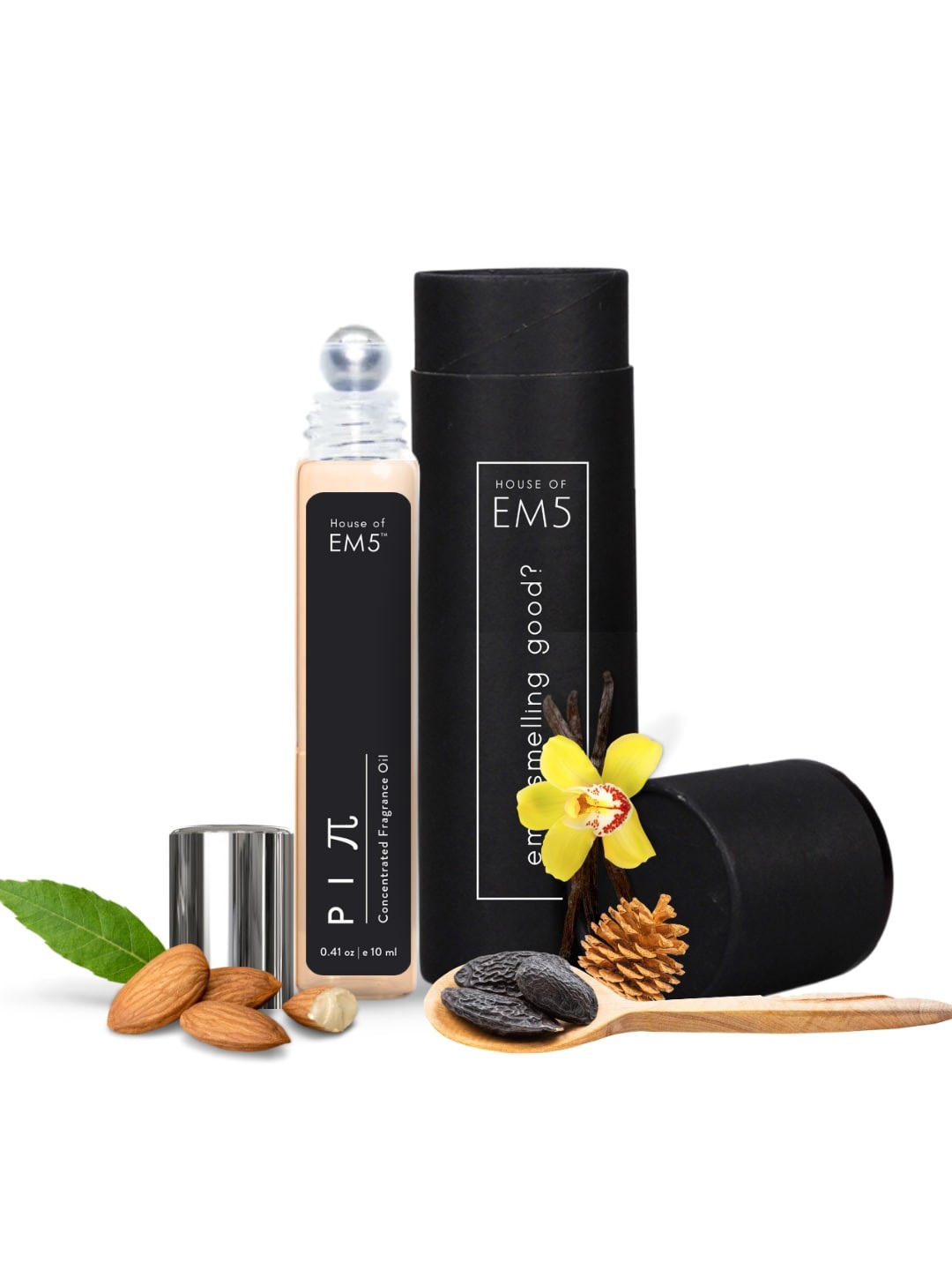 

EM5 Pi Men Long Lasting Concentrated Fragrance Oil Perfume Roll On-10ml, Transparent