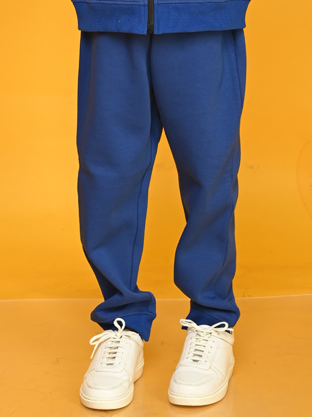 

Anthrilo Boys Regular Fit Fleece Joggers, Blue