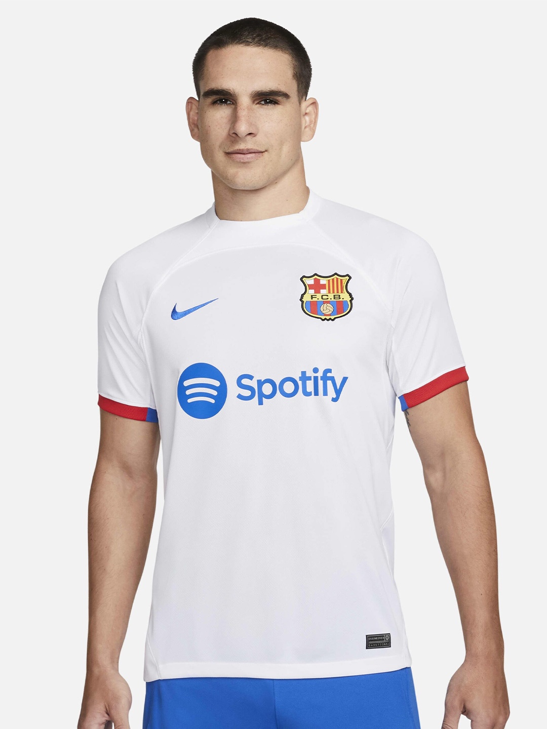 

Nike Dri-Fit Football Tshirts, White