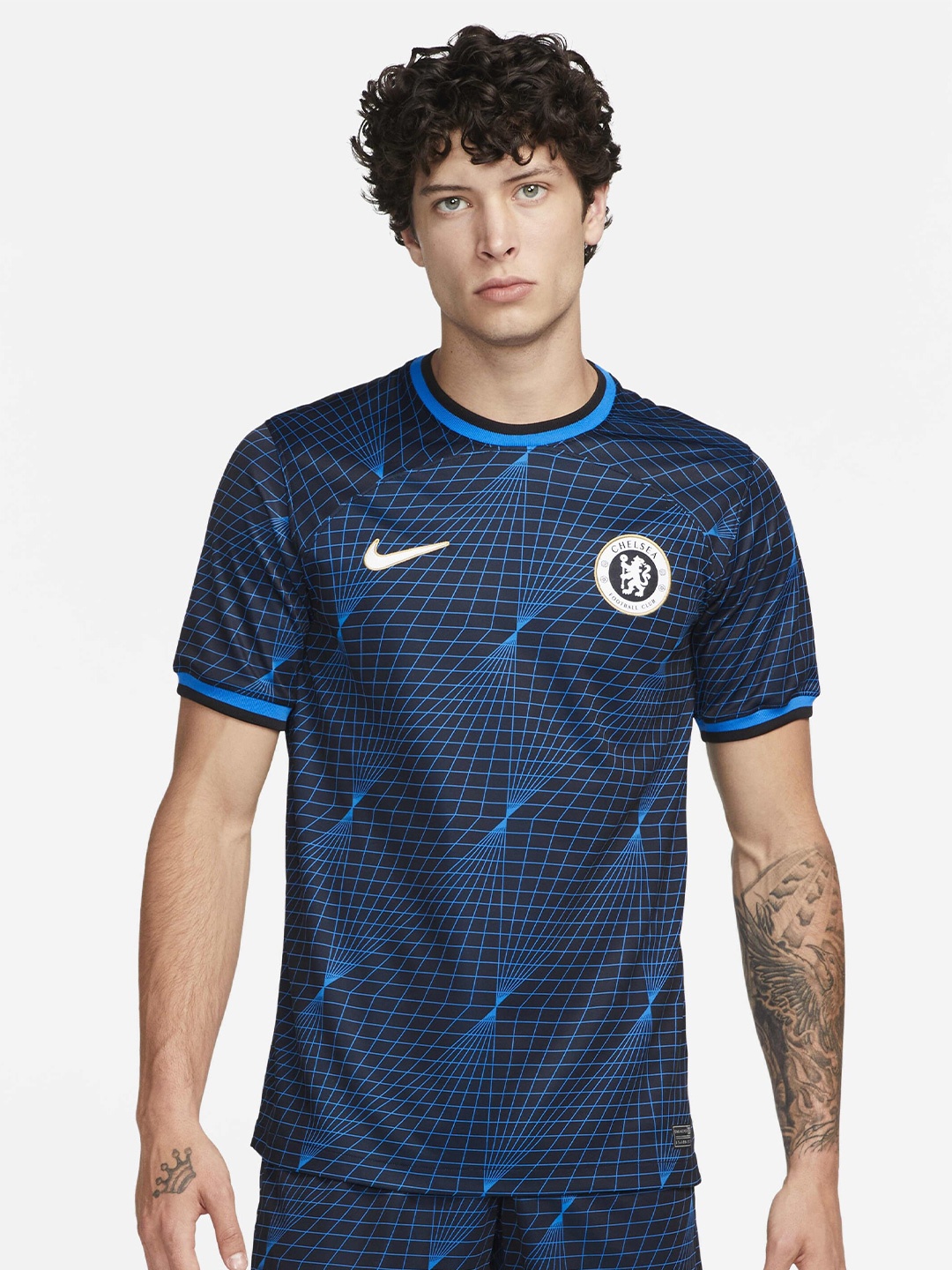 

Nike Chelsea Dri-Fit Football Tshirts, Blue