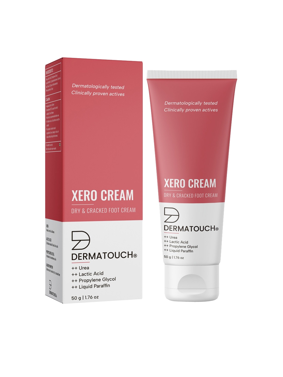 

Dermatouch Xero Foot Cream For Dry & Cracked Feet 50g, Red