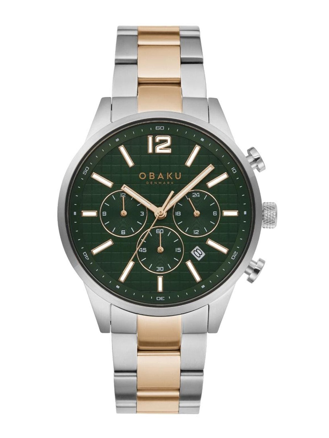 

Obaku Men Bracelet Style Straps Analogue Watch-V205GUCESH1, Green