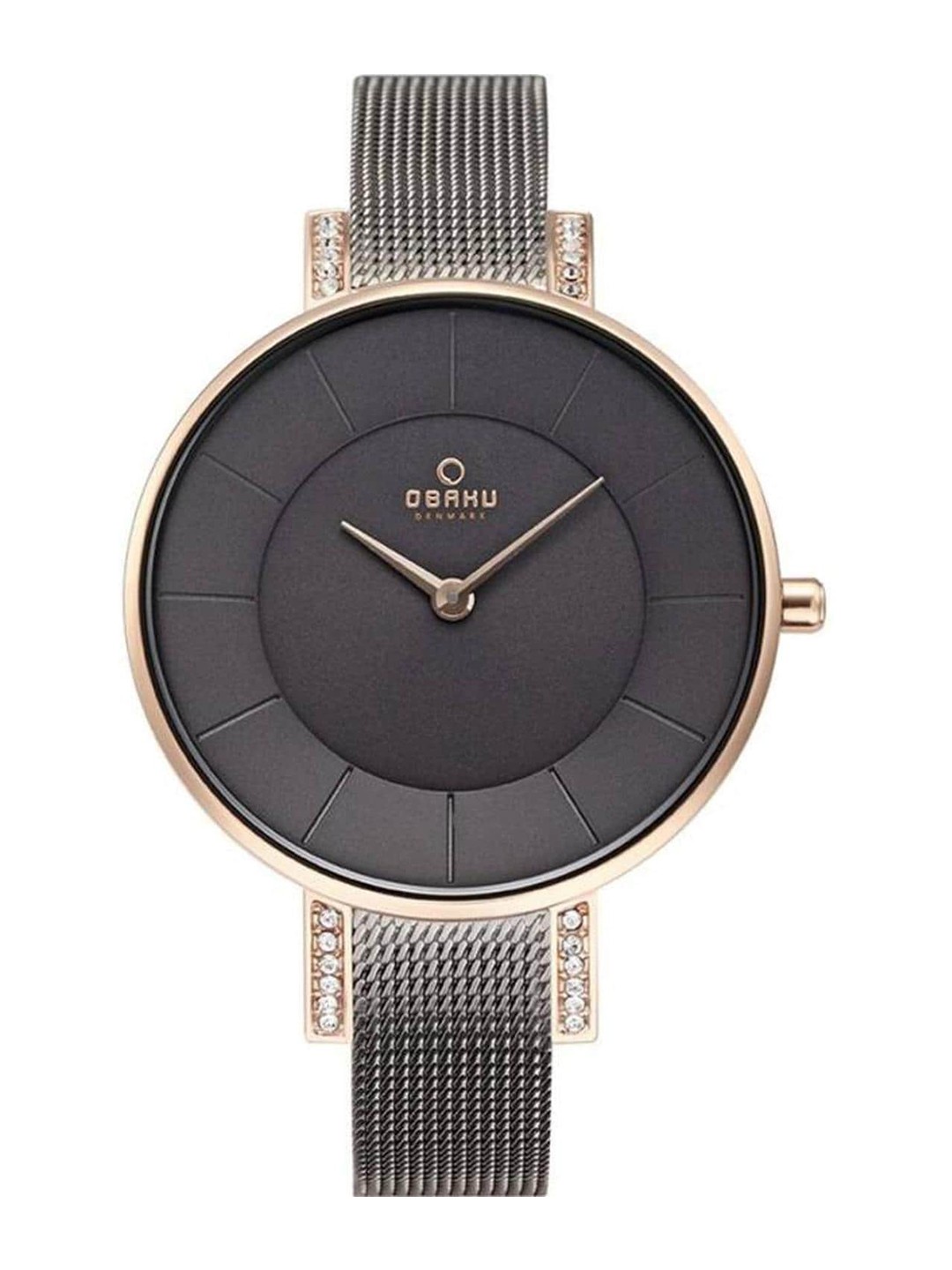 

Obaku Women Stainless Steel Bracelet Style Straps Analogue Watch V158LEVJMJ, Grey
