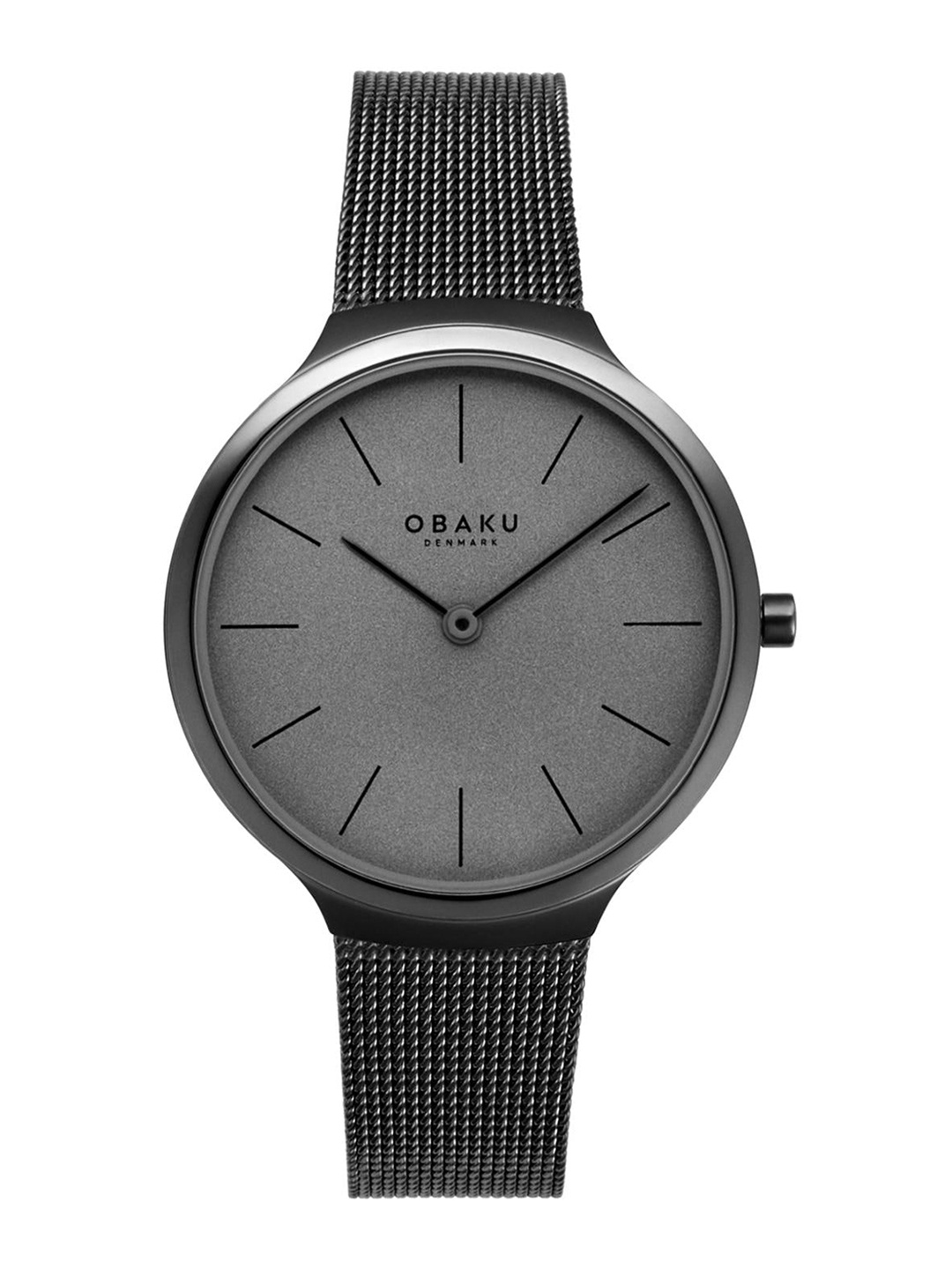 

Obaku Women Textured Dial & Stainless Steel Straps Analogue Watch V240LXUUMU, Grey