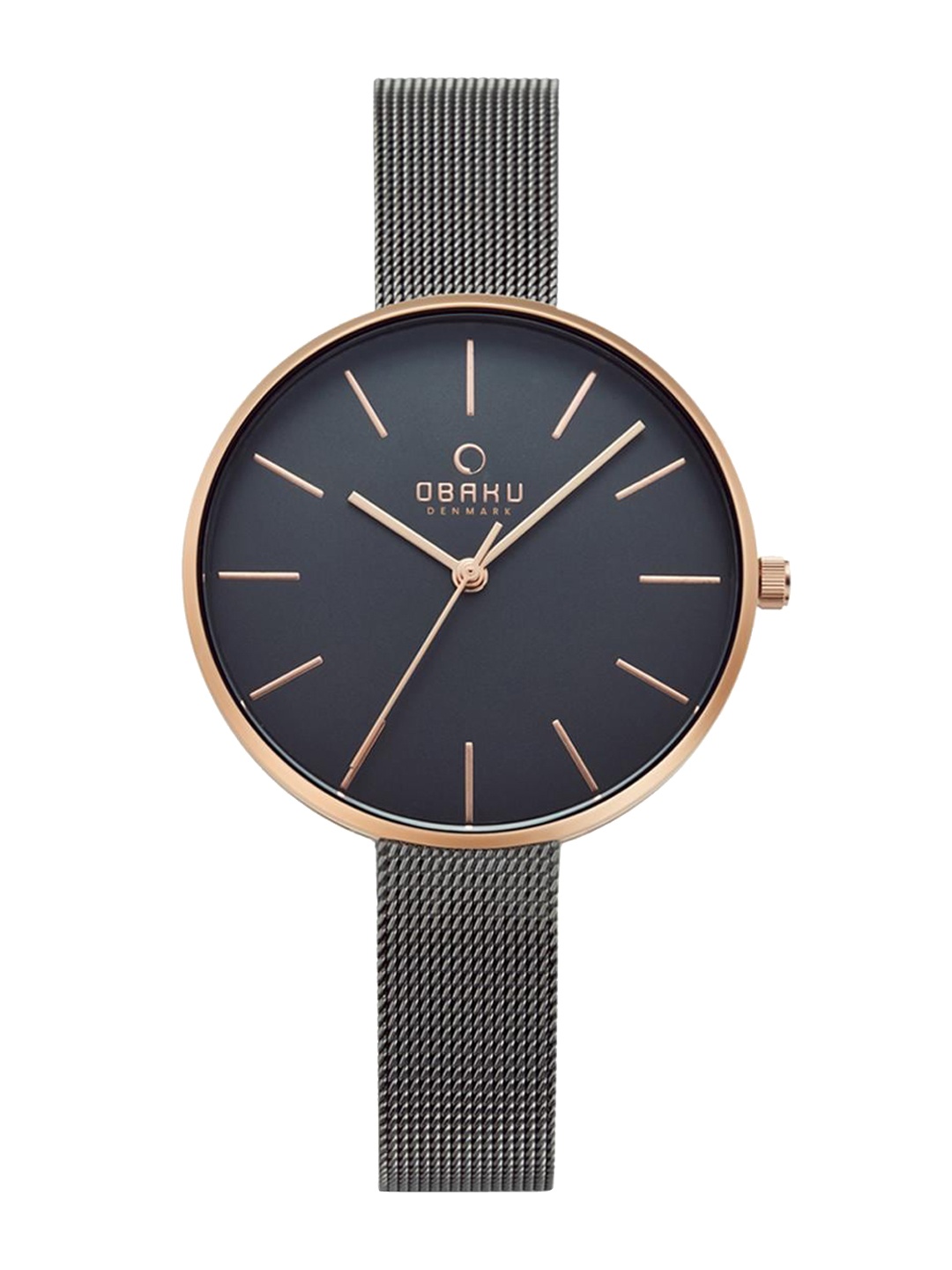 

Obaku Women Stainless Steel Bracelet Style Straps Analogue Watch V211LXVJMJ, Grey