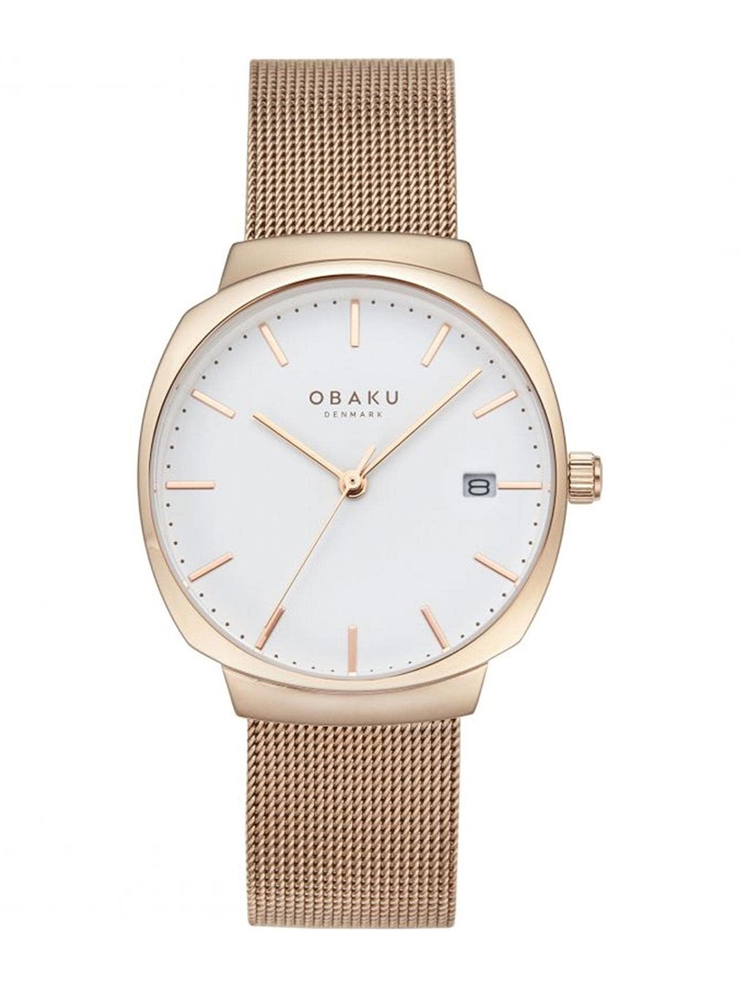 

Obaku Women Dial & Stainless Steel Bracelet Style Straps Analogue Watch V273LDVWMV, White
