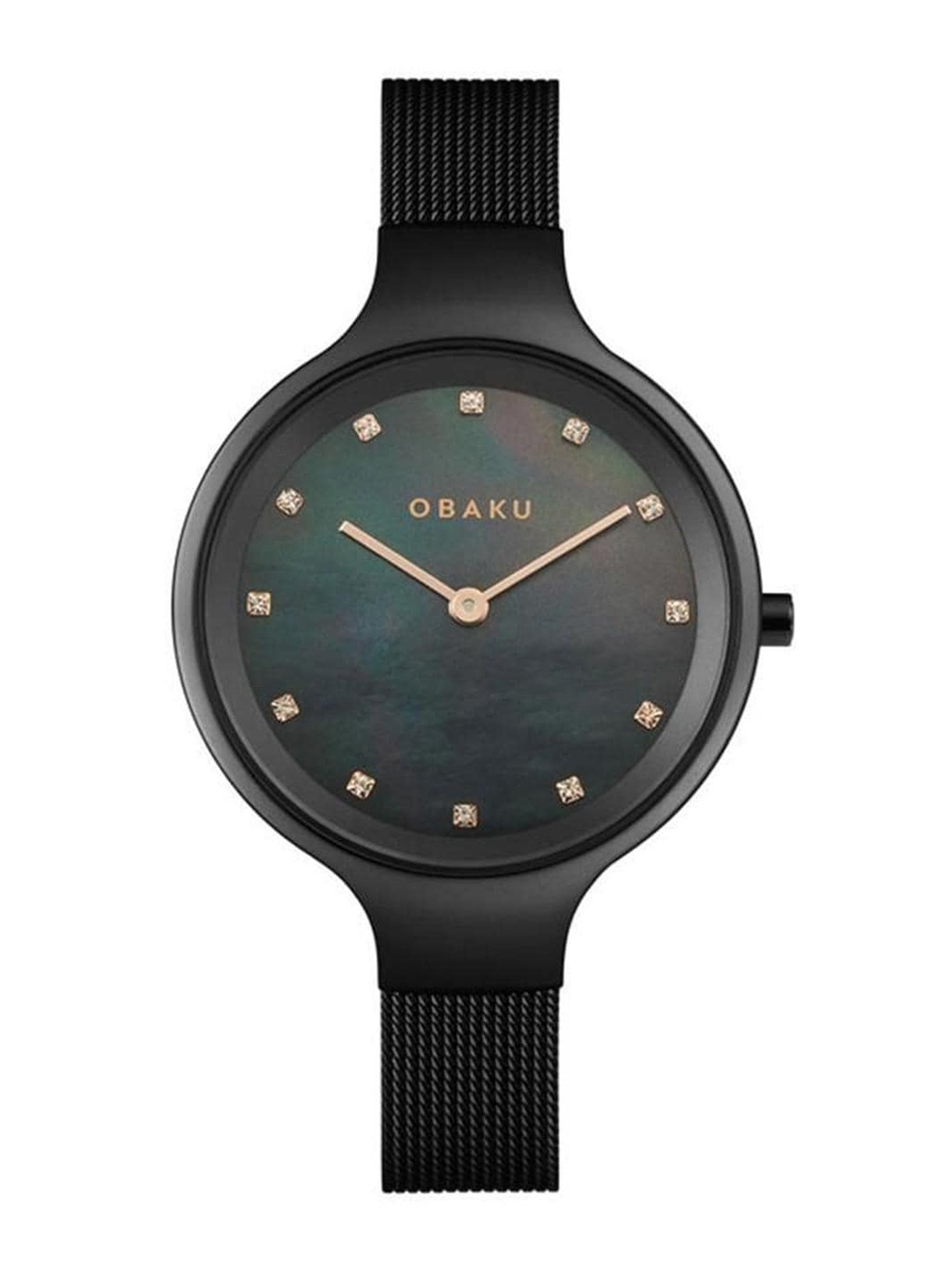 

Obaku Women Bracelet Style Straps Analogue Watch-V173LXBBMB, Green