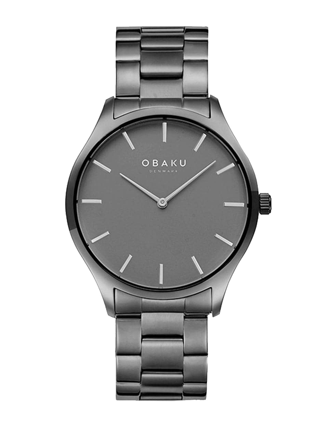 

Obaku Men Stainless Steel Straps Analogue Watch V260GXUUSU, Grey