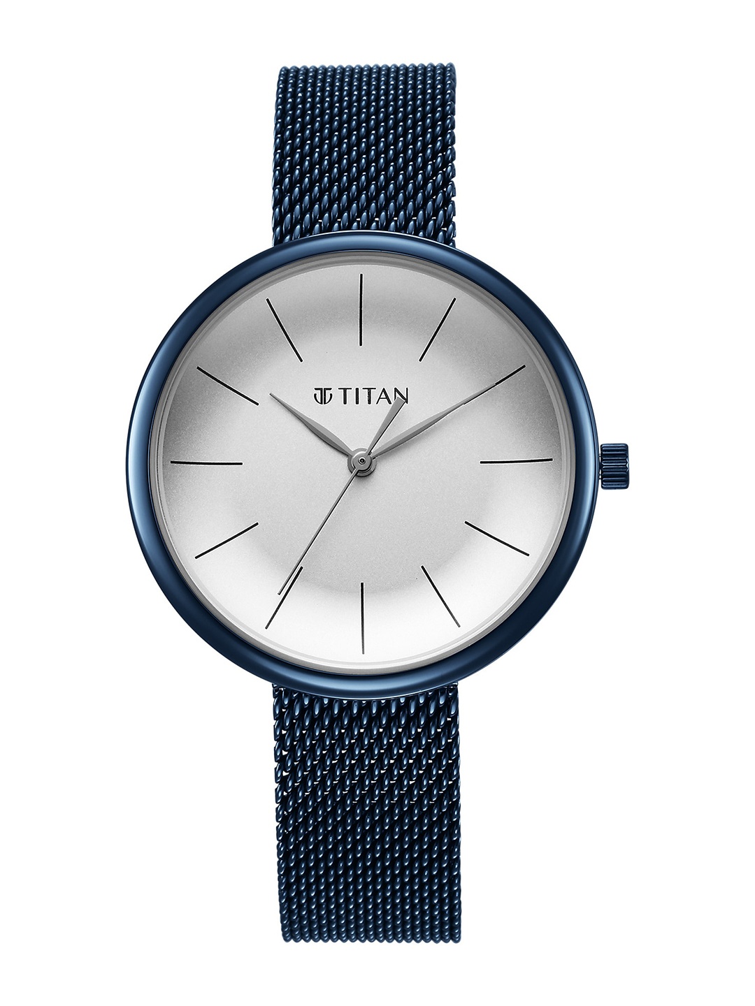 

Titan Women Water Resistance Stainless Steel Analogue Watch 95182QM01, White