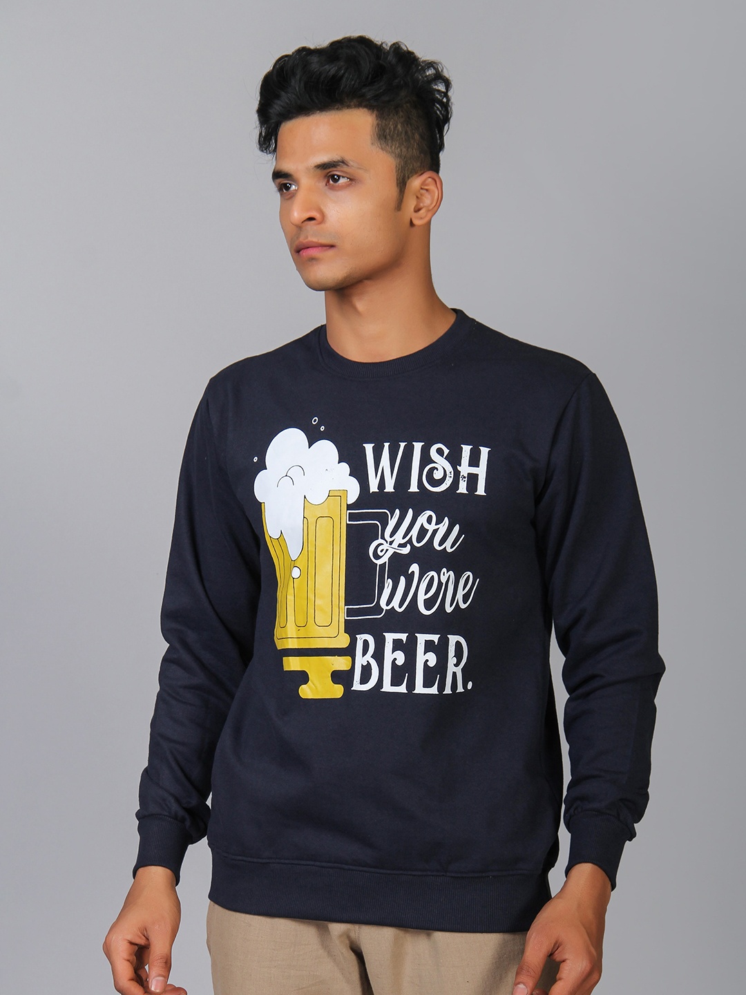 

MABYN Typography Printed Sweatshirt, Blue