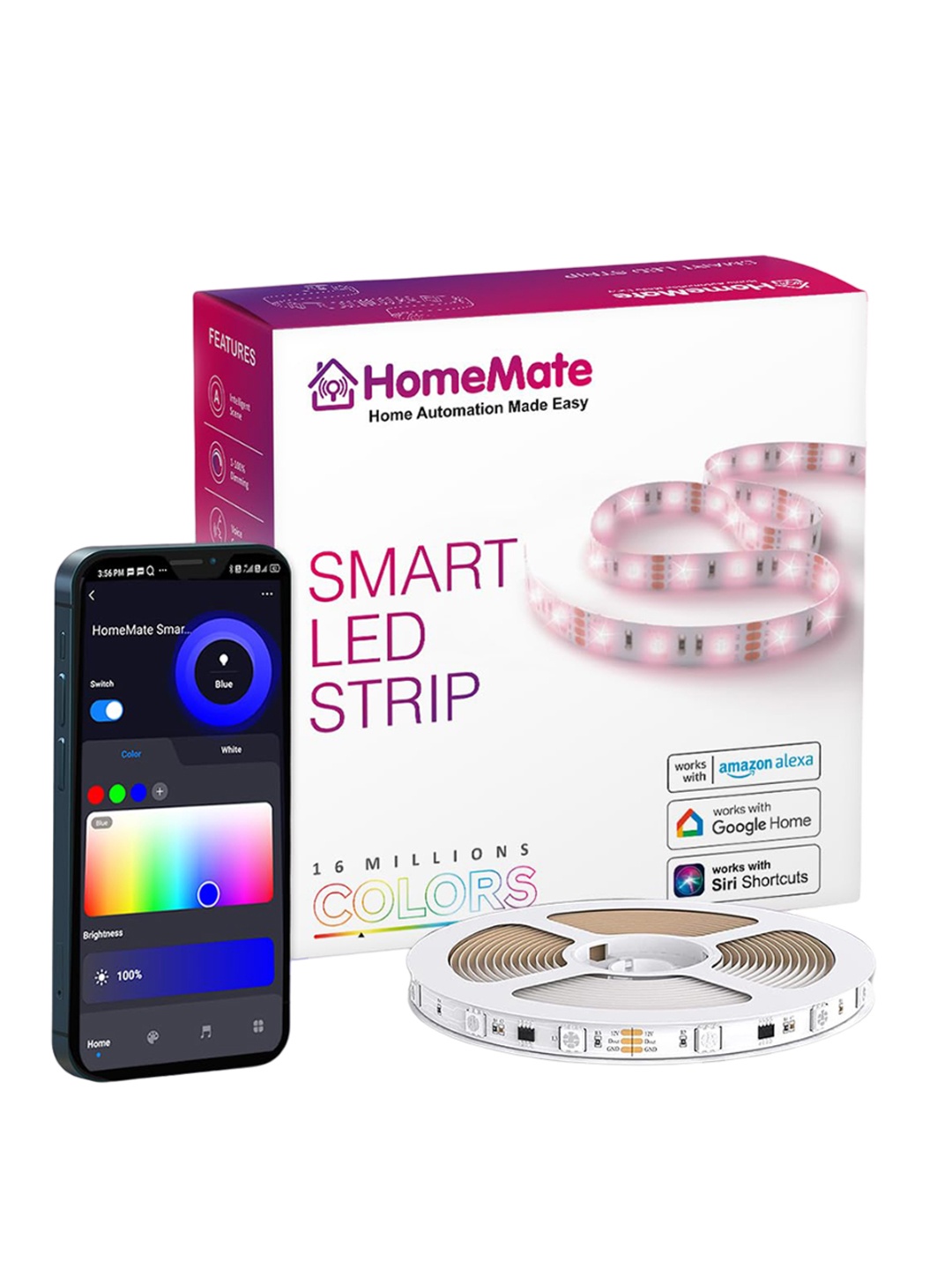 

HomeMate Red & Green RGB Led Smart Strip Light