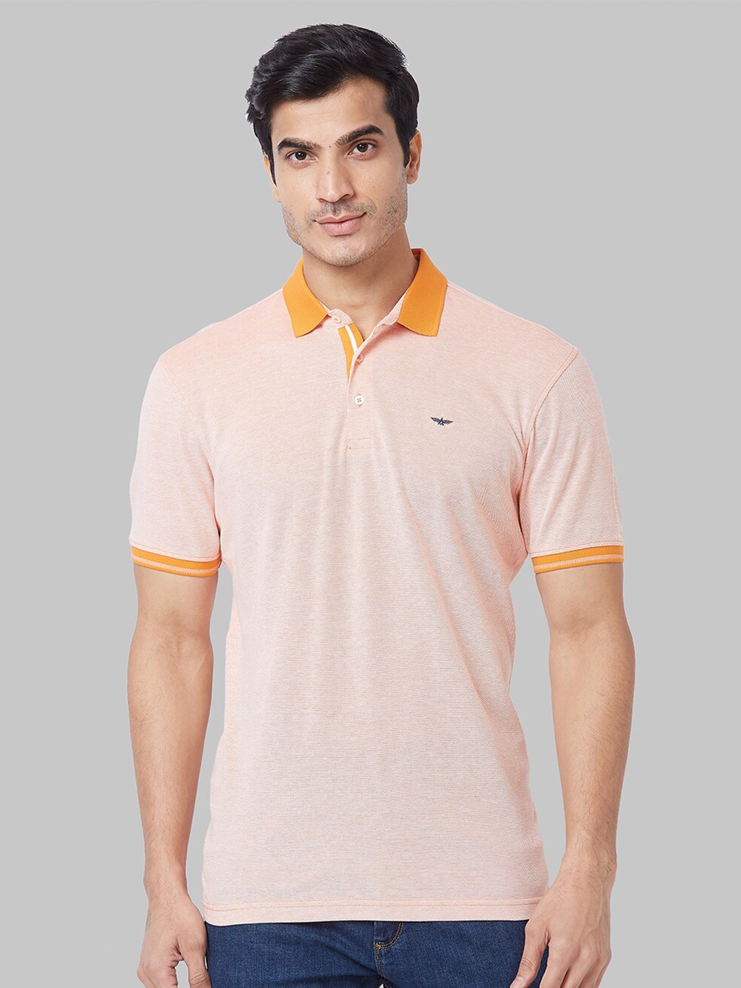 

Park Avenue Polo Collar Cotton Slim Fit T-shirt, Yellow