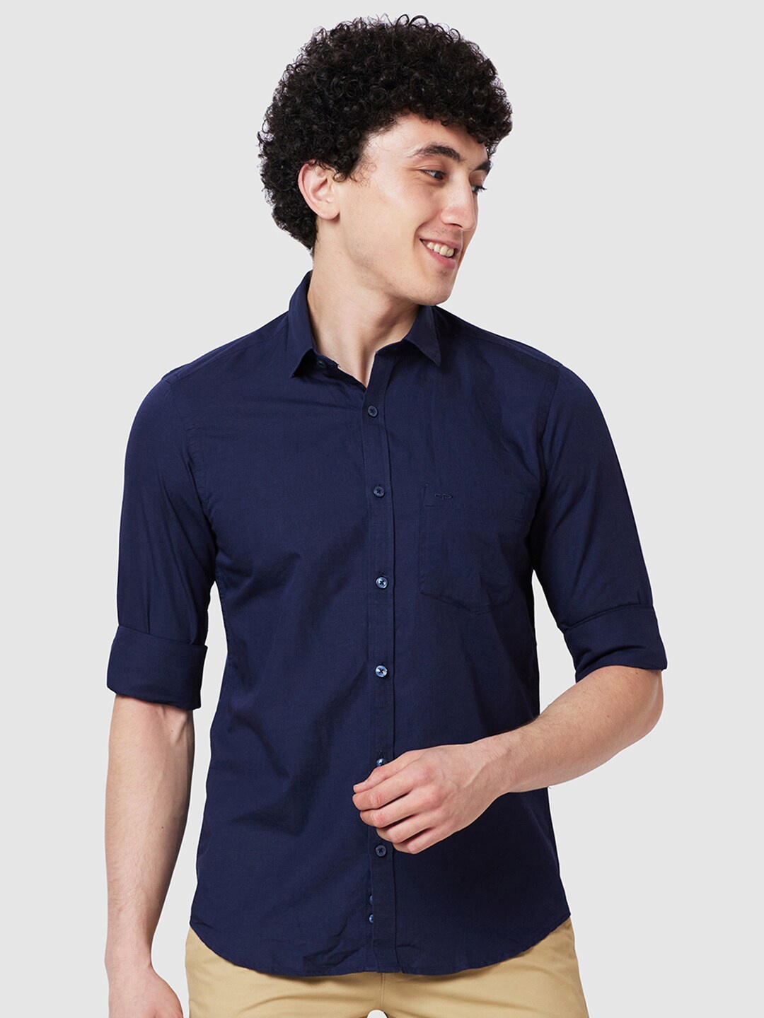 

ColorPlus Tailored Fit Opaque Formal Shirt, Blue