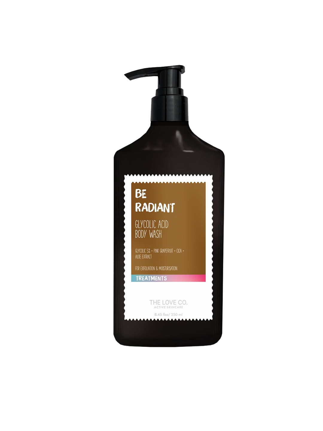 

The Love Co Be Radiant Glycolic Acid Body Wash 250ml, Black