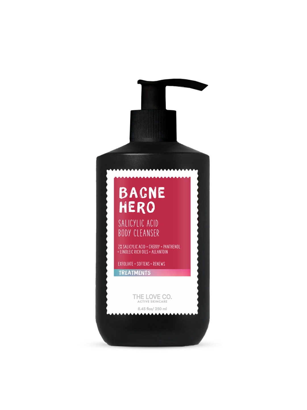 

The Love Co Bacne Hero Exfoliating Body Cleanser With 2% Salicylic Acid - 250ml, White