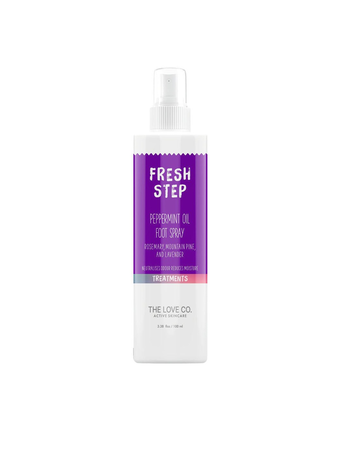 

The Love Co Peppermint Foot Spray - 100ml, White