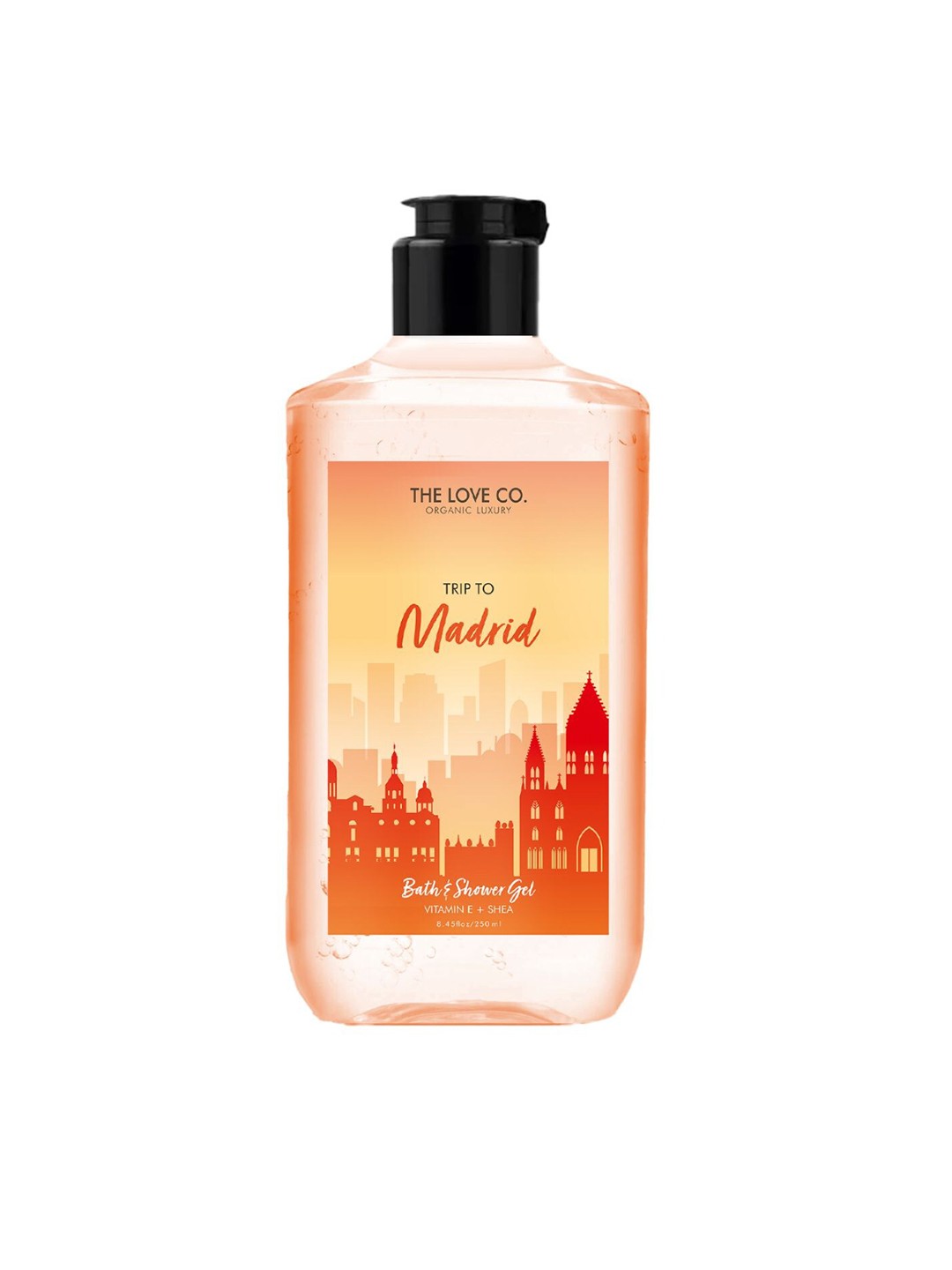 

The Love Co Madrid Body Wash With Shea Butter & Vitamin E 250ml, White