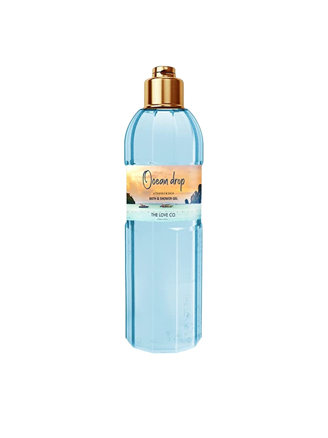 

The Love Co Ocean Drop Luxury Bath & Shower Gel With Vitamin E & Shea - 250 ml, White