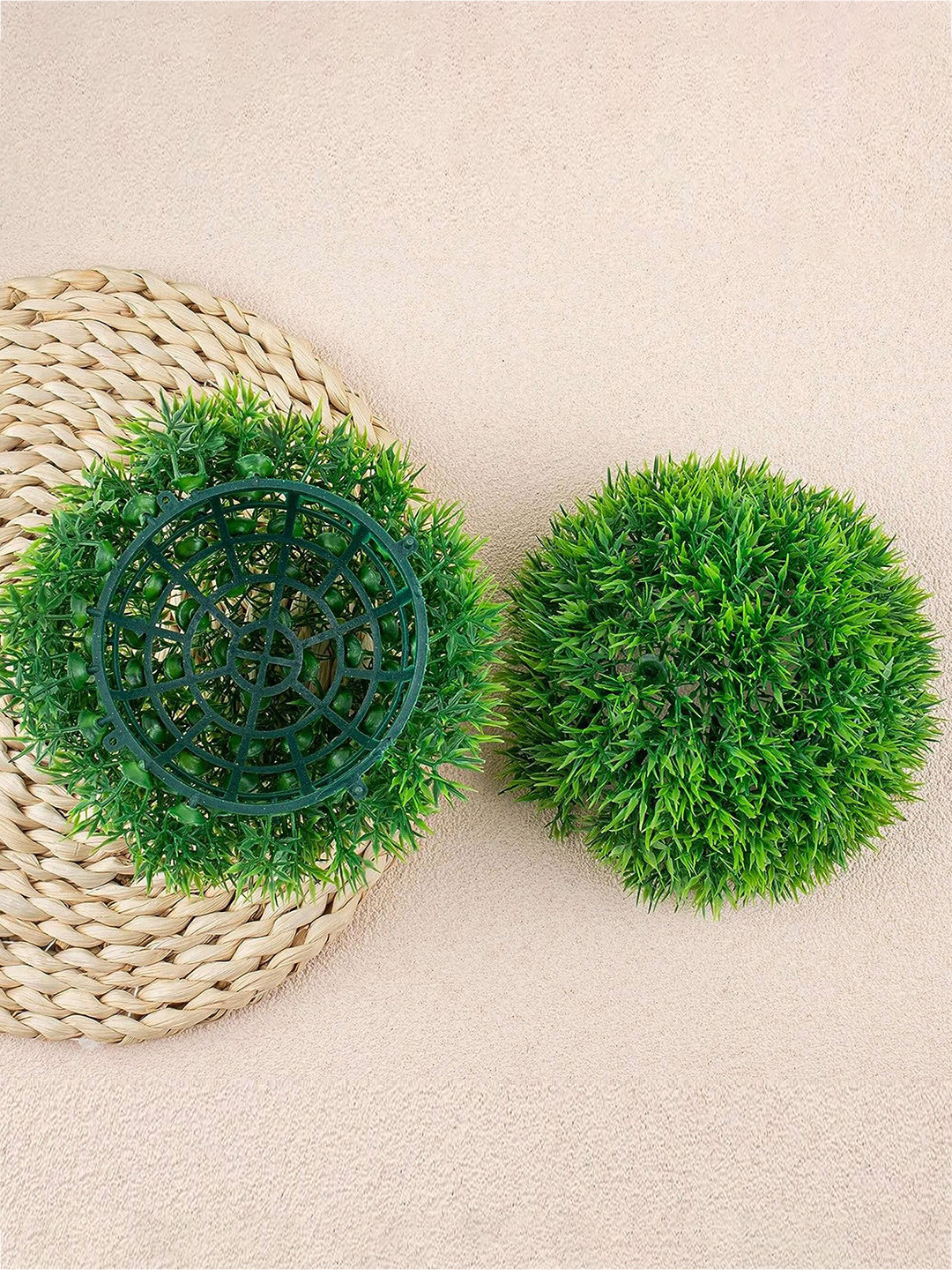 

Homesake Green 2-Pieces Artificial Flowers With Pot