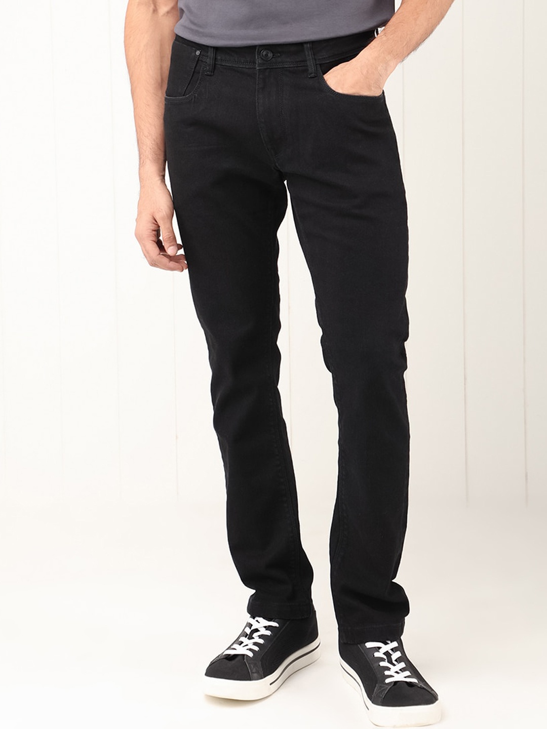 

RARE RABBIT Men Divi Slim Fit Jeans, Black