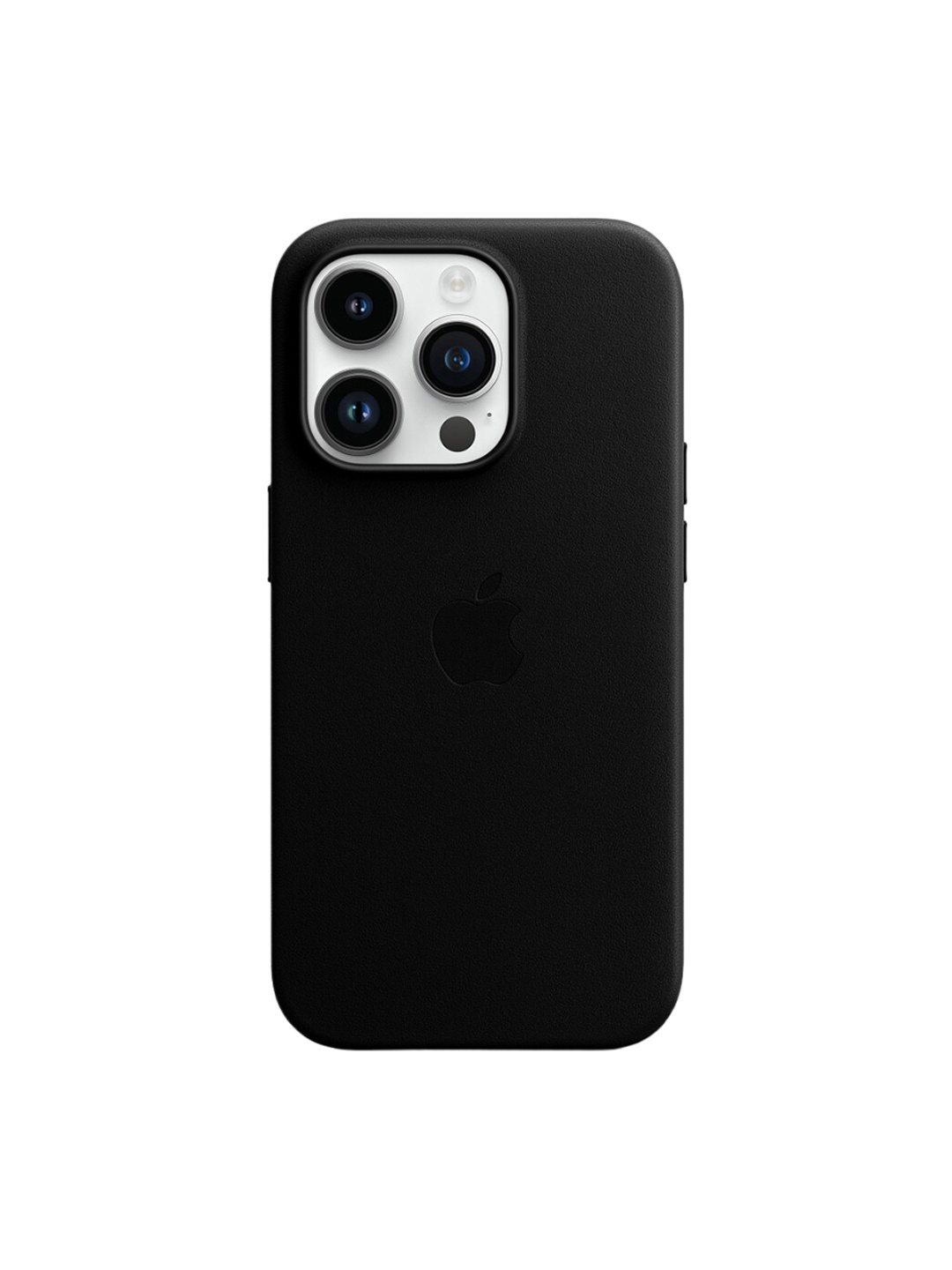 

TREEMODA Leather iPhone 12 Back Phone Case, Black
