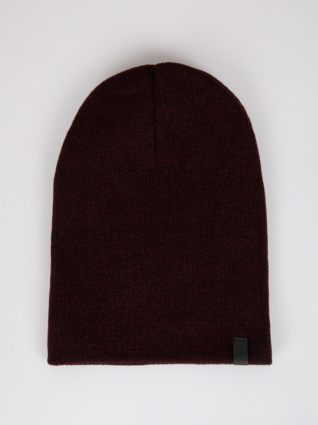 

DeFacto Men Self Design Beanie, Maroon