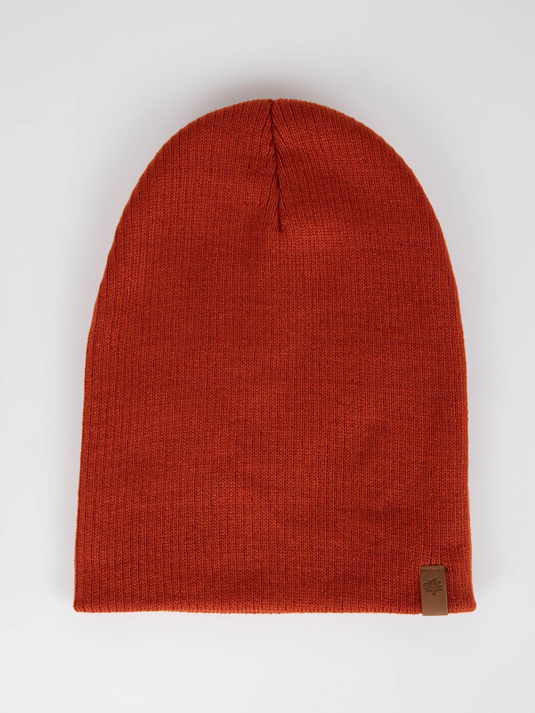 

DeFacto Men Self Design Acrylic Casual Beanie, Red
