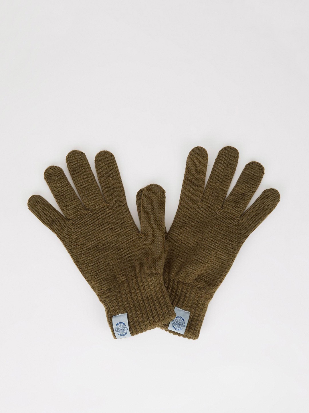 

DeFacto Men Knitted Hand Gloves, Khaki