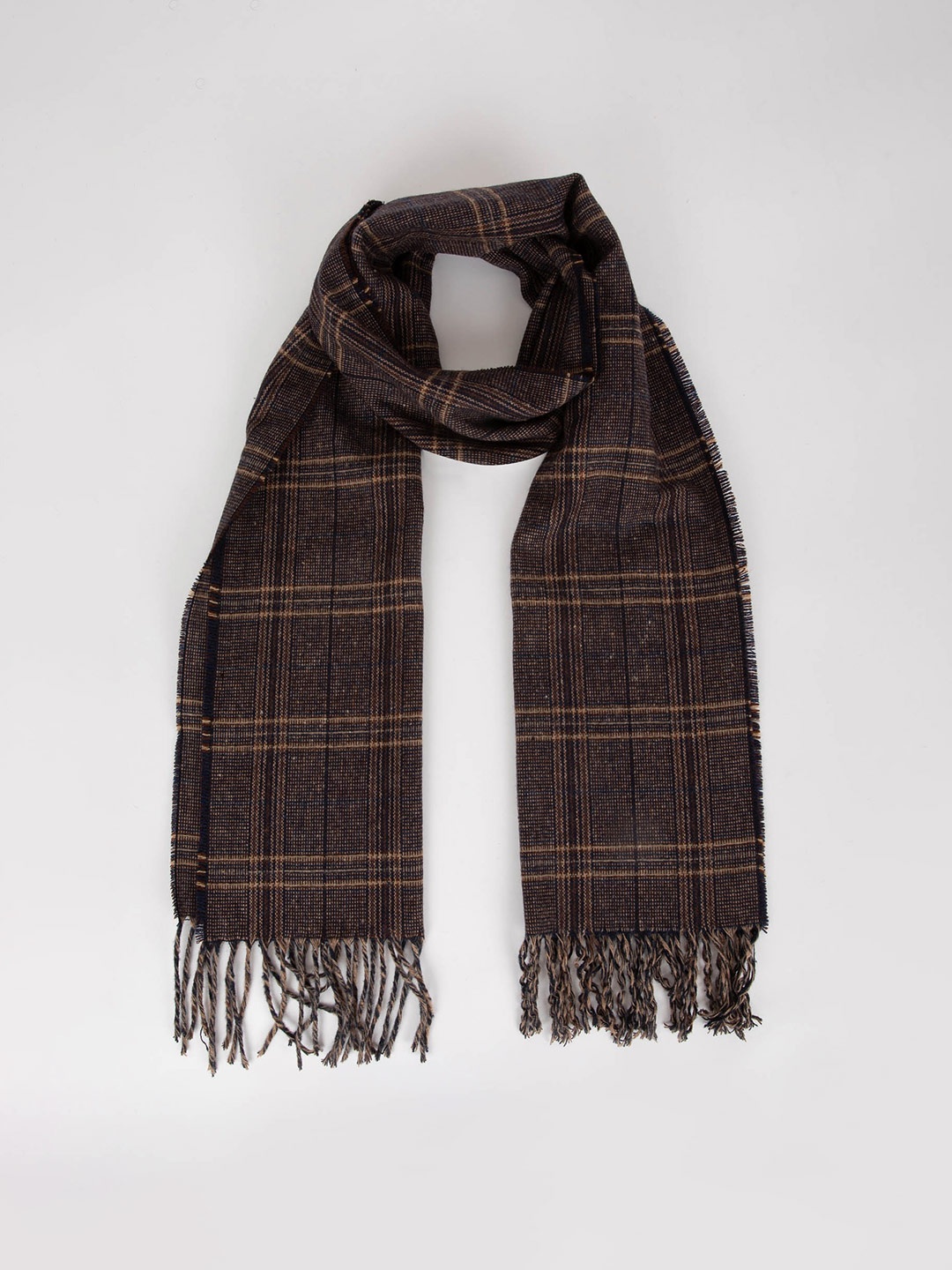 

DeFacto Checked Scarves, Brown