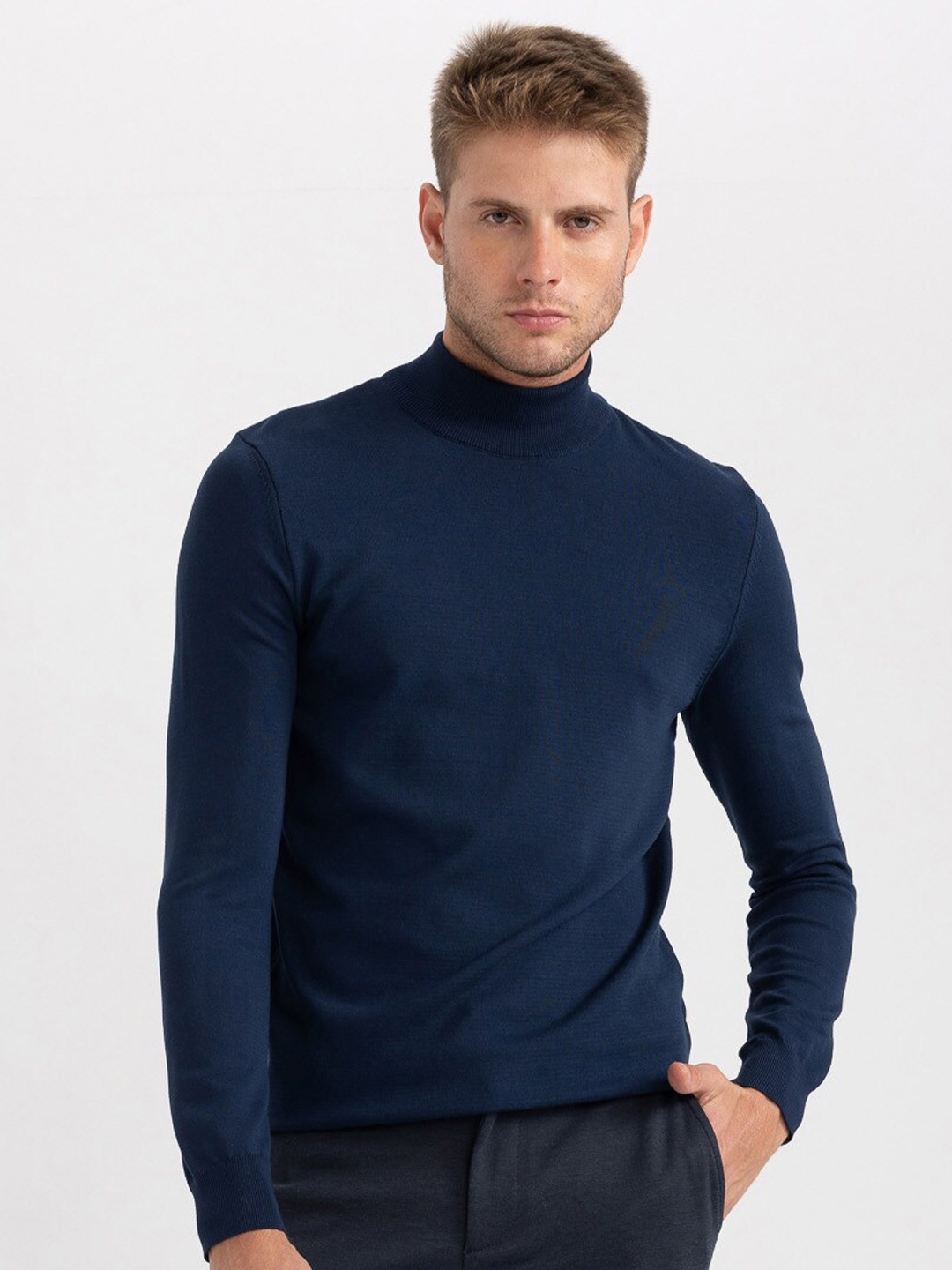 

DeFacto Turtle Neck Pullover, Blue