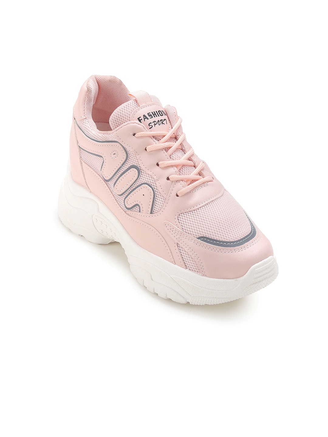 

CASSIEY Women Textured Waterproof Lining Breathable Sneakers, Pink