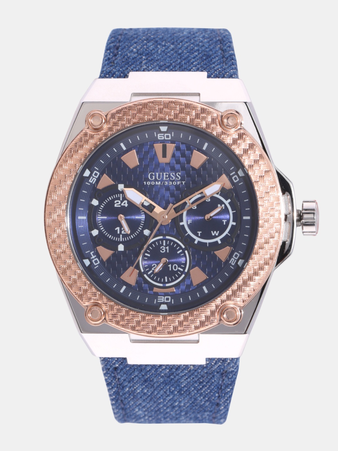 

GUESS Men Navy Multifunction Watch W1058G1, Navy blue