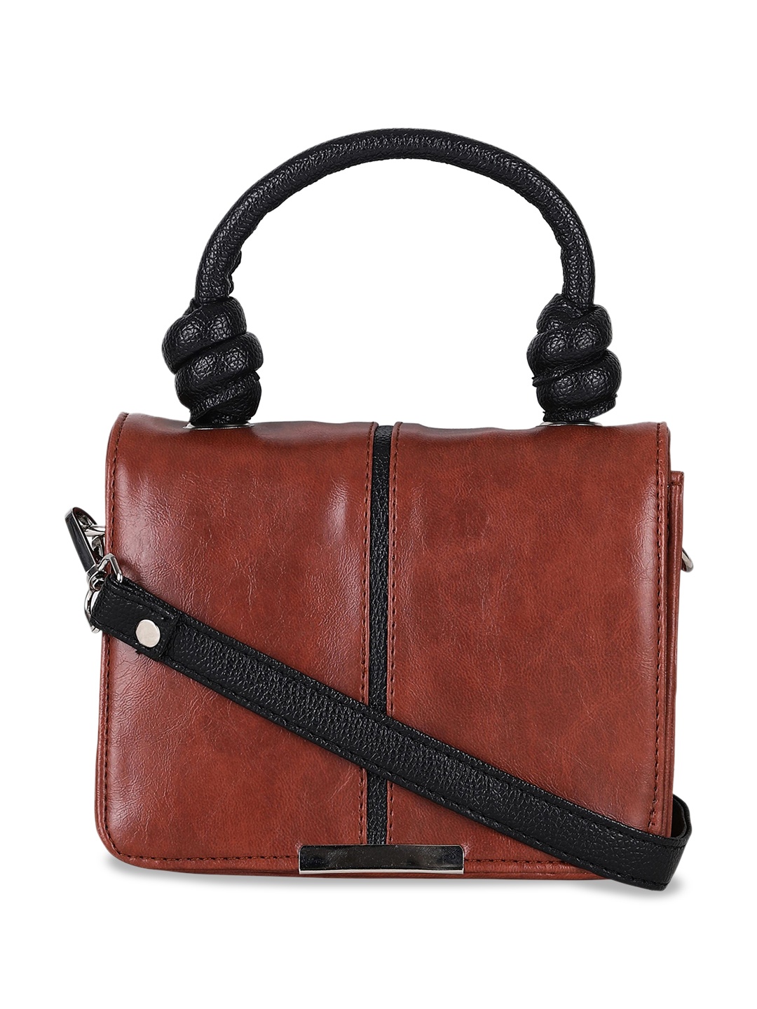 

Toteteca PU Bowling Sling Bag, Brown