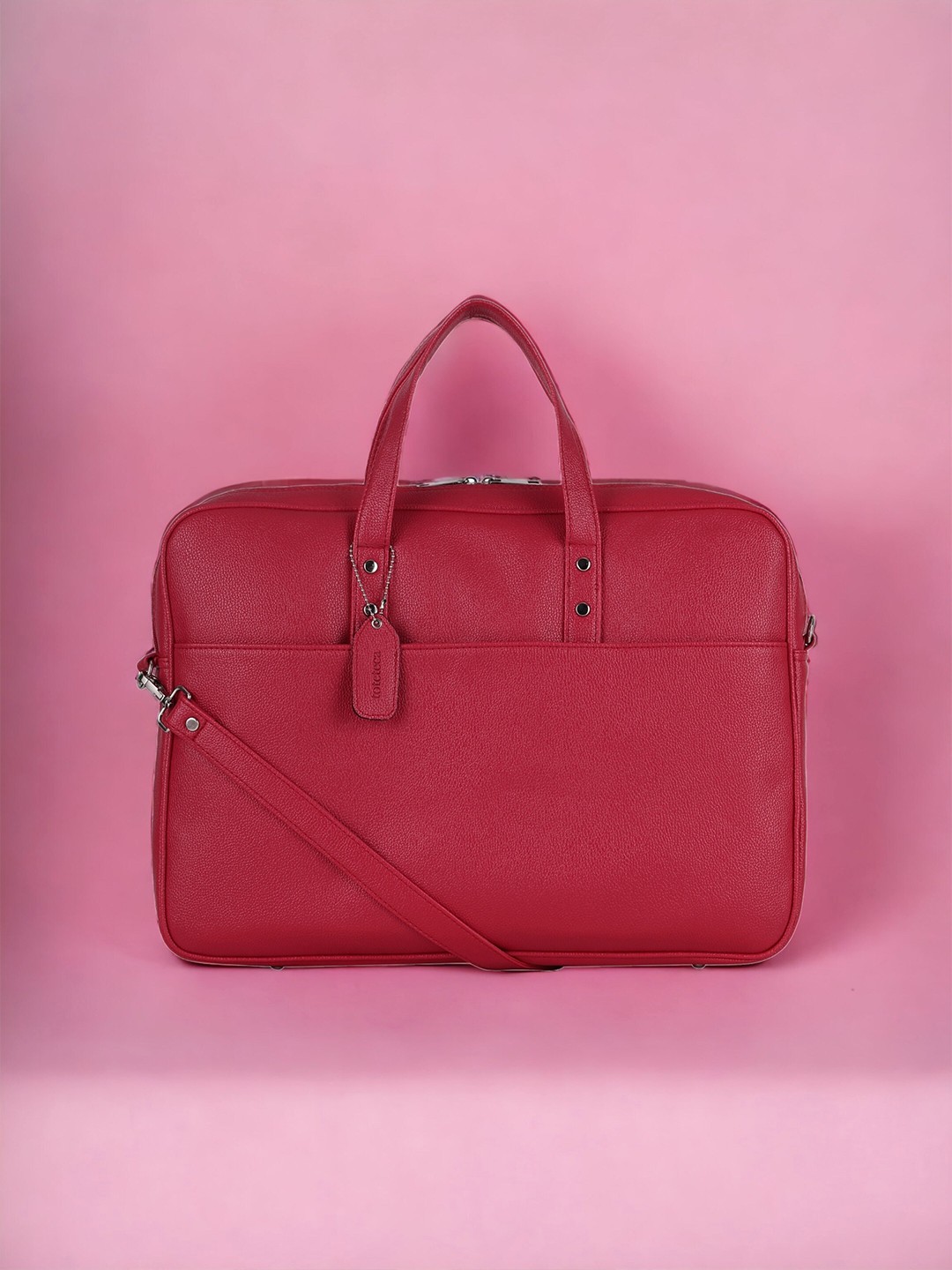 

Toteteca PU Laptop Bag - 15 inch Laptop, Pink