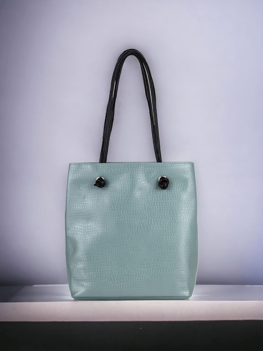 

Toteteca Textured Structured Shoulder Bag, Green
