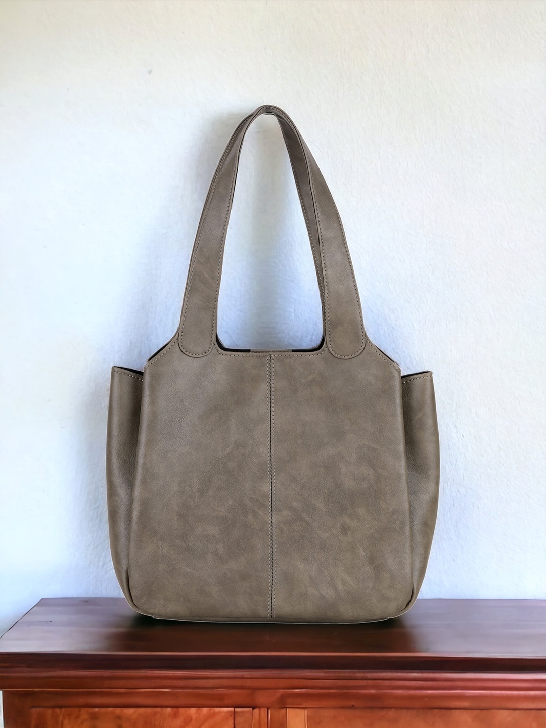 

Toteteca PU Shopper Shoulder Bag, Green