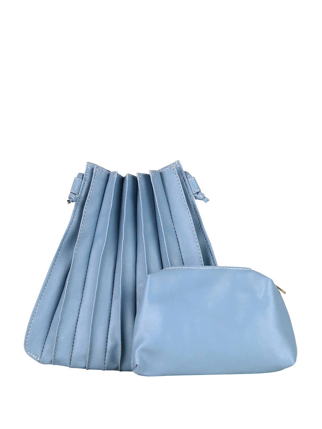 

Toteteca Structured Sling Bag With Pouch, Blue