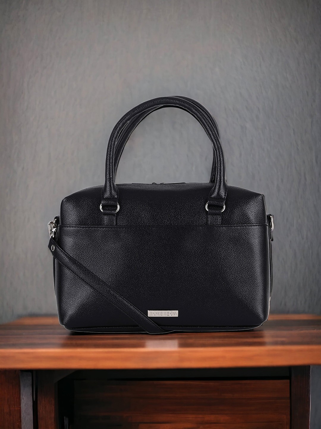 

Toteteca PU Oversized Sling Bag, Black