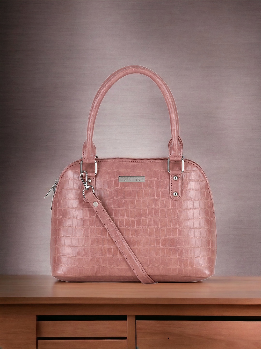 

Toteteca Animal PU Swagger Handheld Bag, Pink