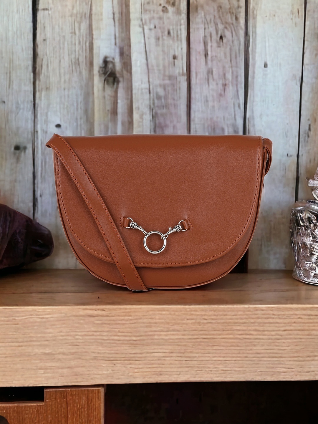 Toteteca Structured Sling Bag, Tan