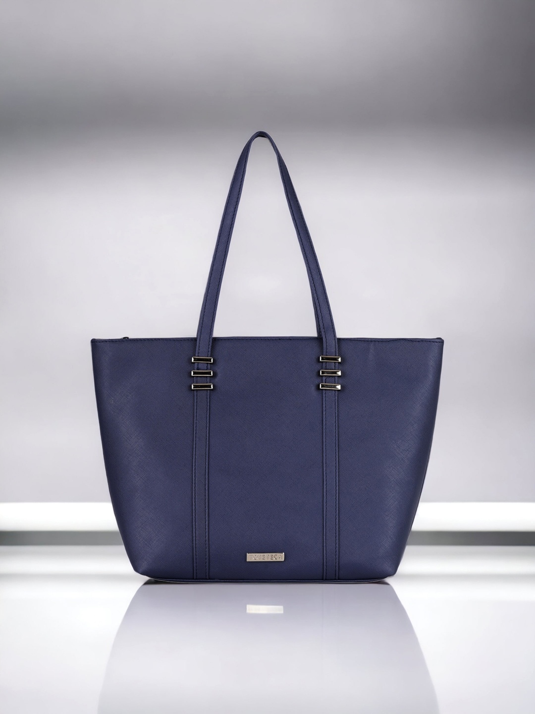 

Toteteca Structured PU Shoulder Bag, Blue