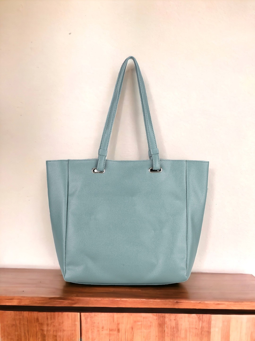 

Toteteca Structured PU Shoulder Bag, Green