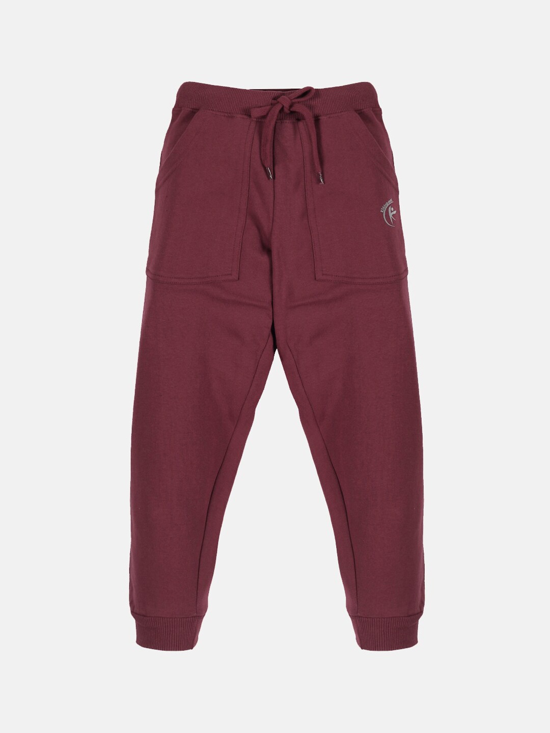 

KiddoPanti Kids Mid Rise Joggers, Maroon