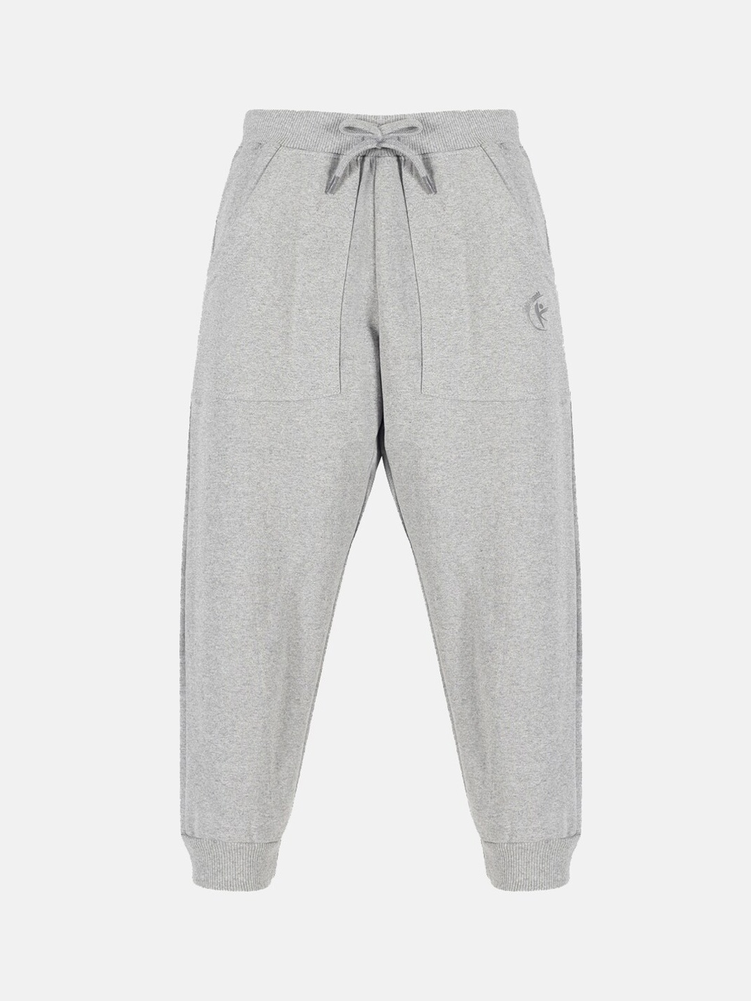 

KiddoPanti Kids Mid Rise Joggers, Grey melange
