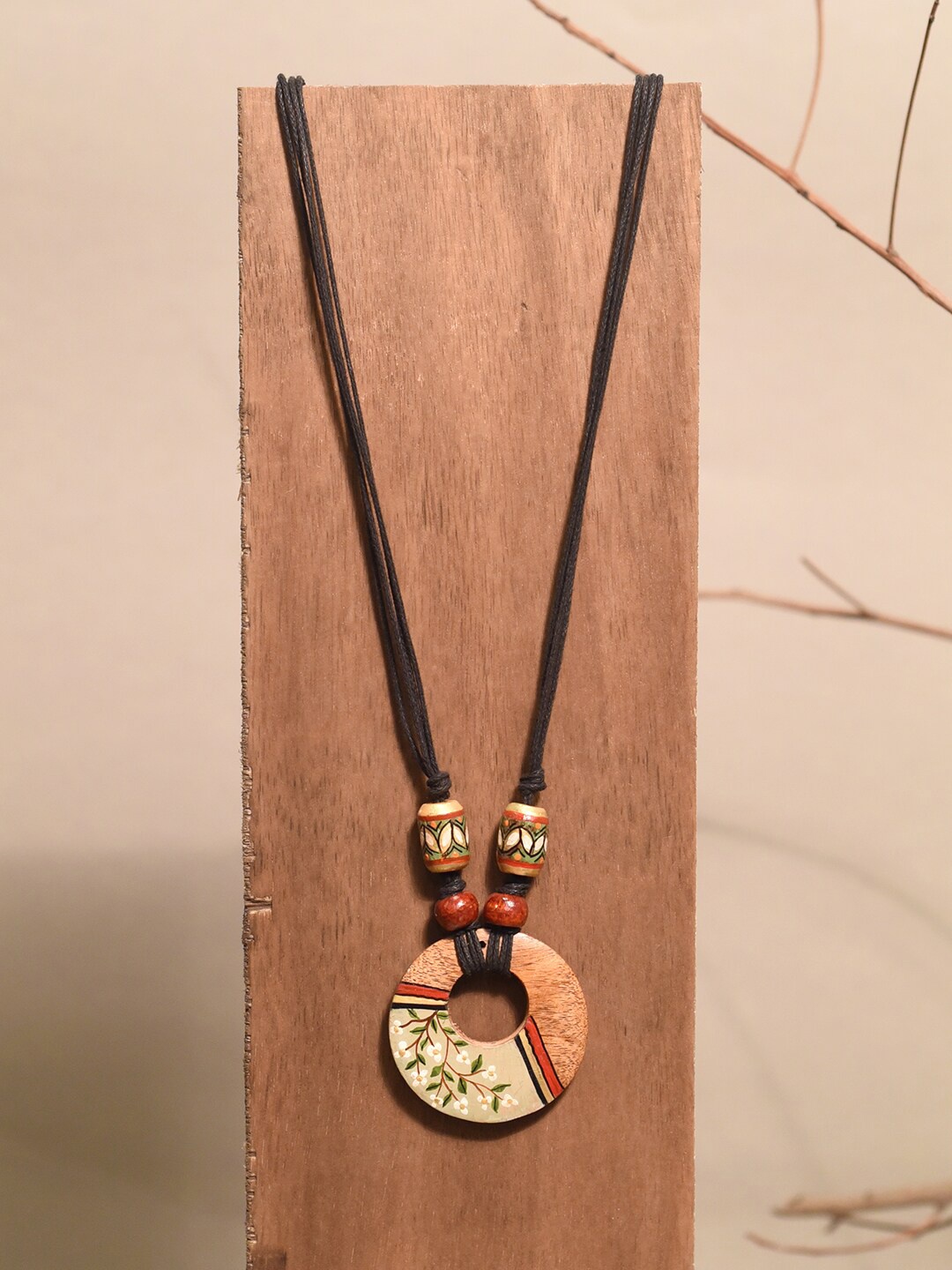 

AAKRITI ART CREATIONS Unisex Bohemian Rhapsody Brass-Plated Necklace, Gold